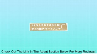 Midori Brass Template Bookmark, Number (42168006) Review