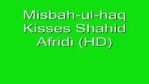 Misbah ul haq Kisses Shahid Afridi - HD Video
