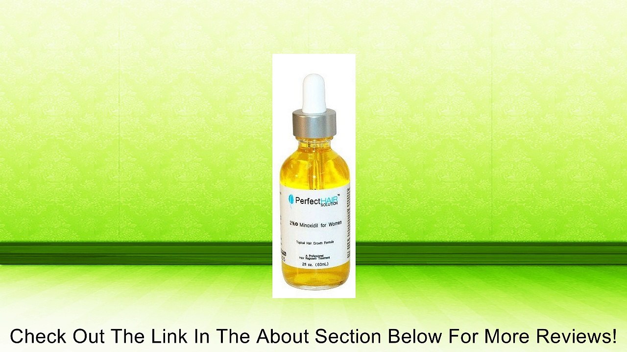 Hair Loss/hair Regrowth 2% Minoxidil for Women - Premium Thinning Hair Treatment - 2 Oz./60 Ml for One Month Supply. Professionally Formulated - Extra Strength Review