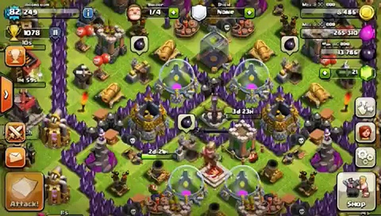 My Clash of Clans Account For Sale Cool Base