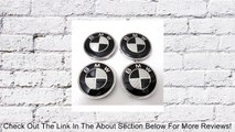 4 X BMW Black CARBON FIBER Wheel Center Caps, Badge, Emblem 68mm Review