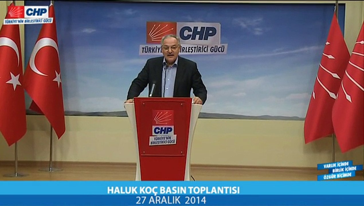 PROF.DR.HALUK KOÇ BASIN TOPLANTISI 27/12/2014
