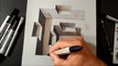 Drawing a Hole, Anamorphic Illusion,