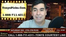 Saturday College Football Bowl Betting Previews Free Picks Odds Predictions 12-27-2014