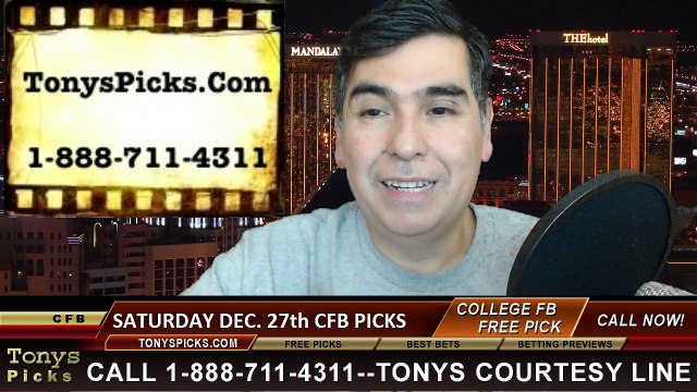 Saturday College Football Bowl Betting Previews Free Picks Odds Predictions 12-27-2014