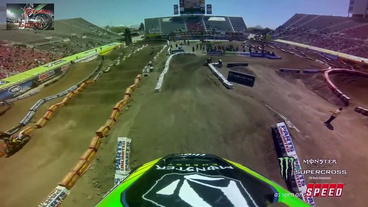 GoPro HD Ryan Villopoto his Practice at Monster Energy Supercross from Salt Lake