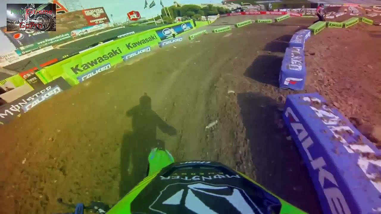 GoPro HD Ryan Villopoto his Practice Lap Monster Energy Supercross Anaheim