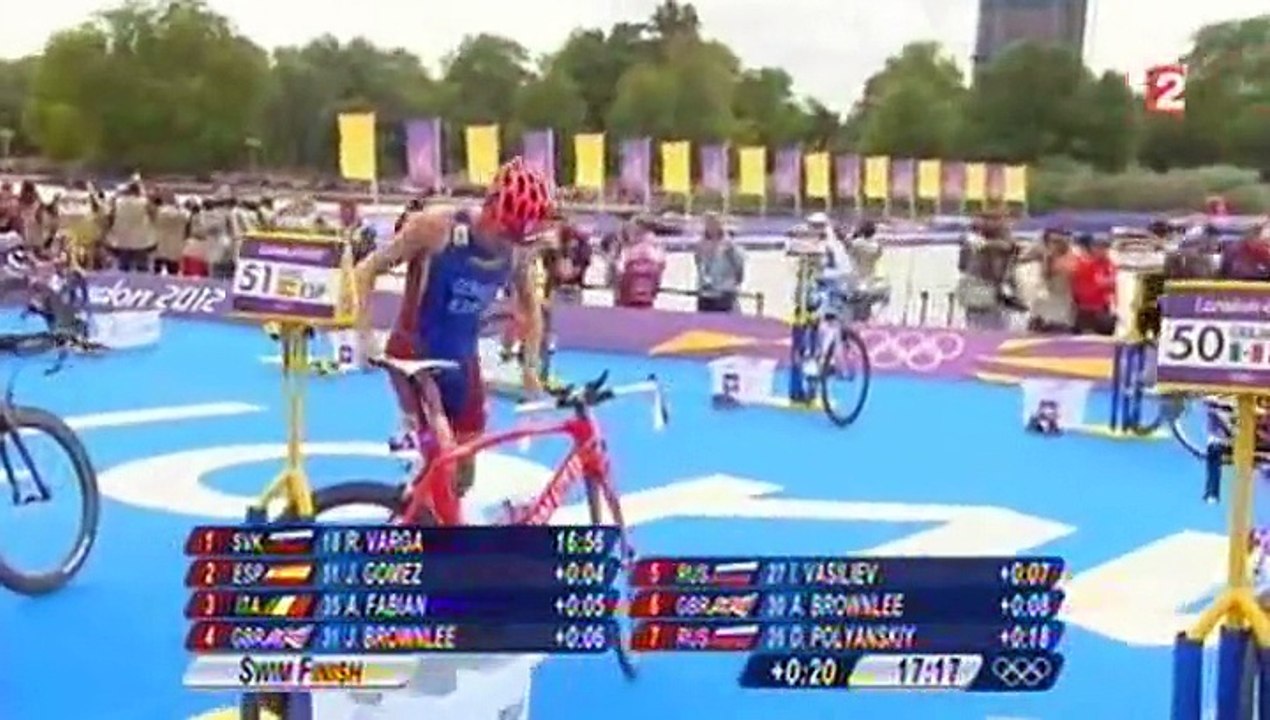 JO de Londres - triathlon masculin - 7 août 2012