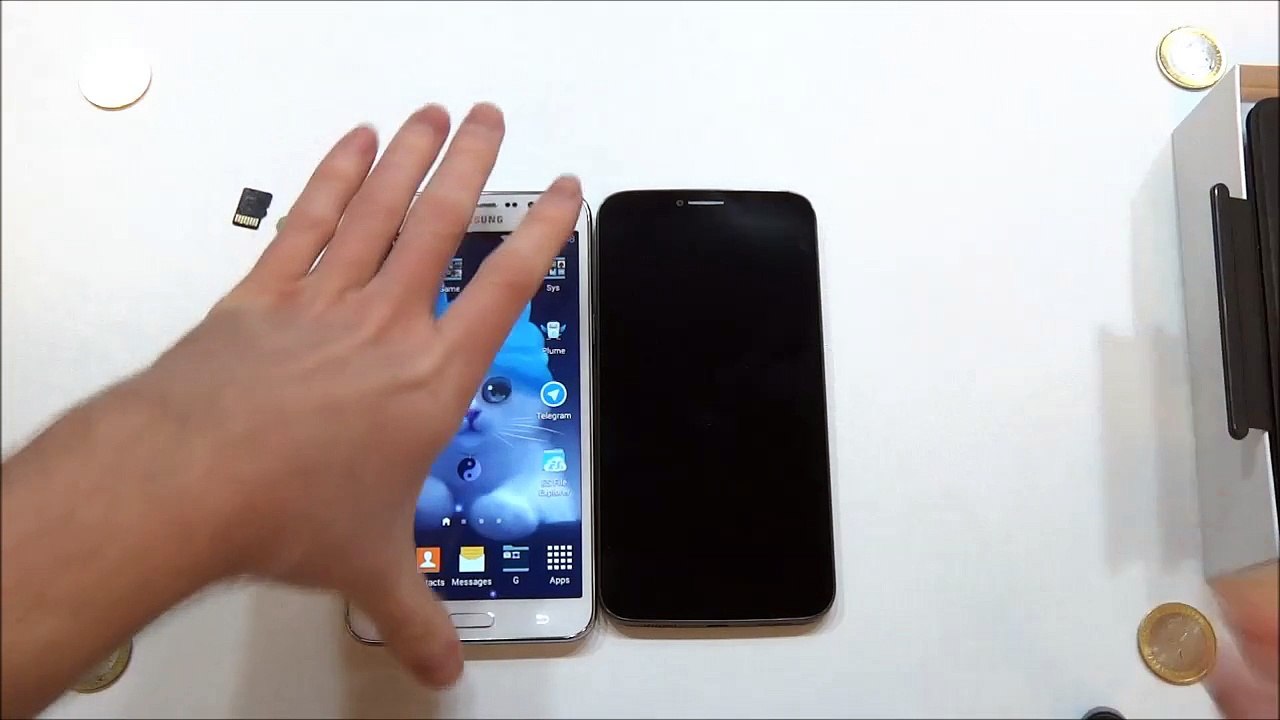 Alcatel One Touch Hero 2 - распаковка, предварительный обзор