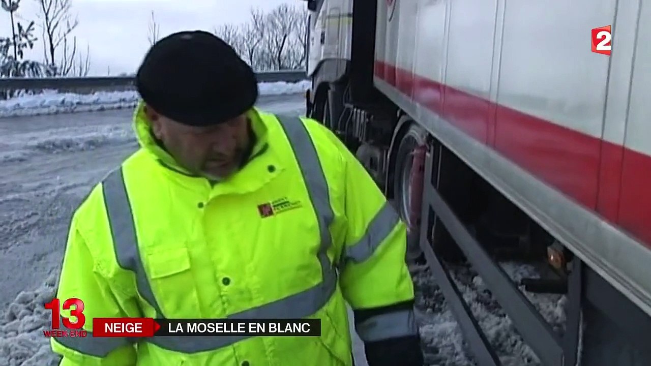 Météo : la neige encombre les routes de Moselle