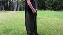 How to Made your own Chiffon Maxi Skirts | Pencil Skirt Outfit