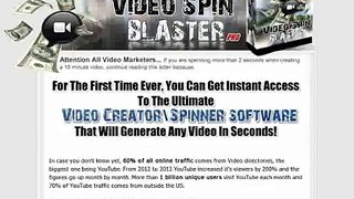 Video Creator - Video Spin Blaster Pro Review