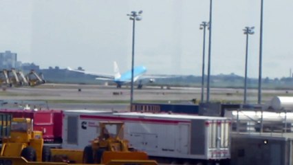KLM 777 Takeoff at New York City's JFK Airport