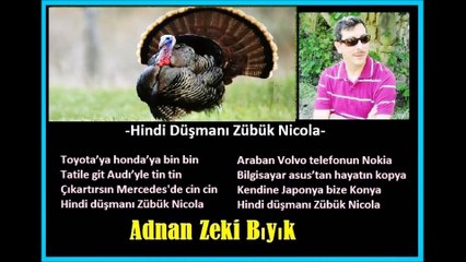 Sıradışı Müftünün Hindi Şiiri-"Zübük Nicola"