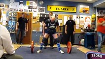 91-Year-Old Weightlifter Performs 130kg Deadlift