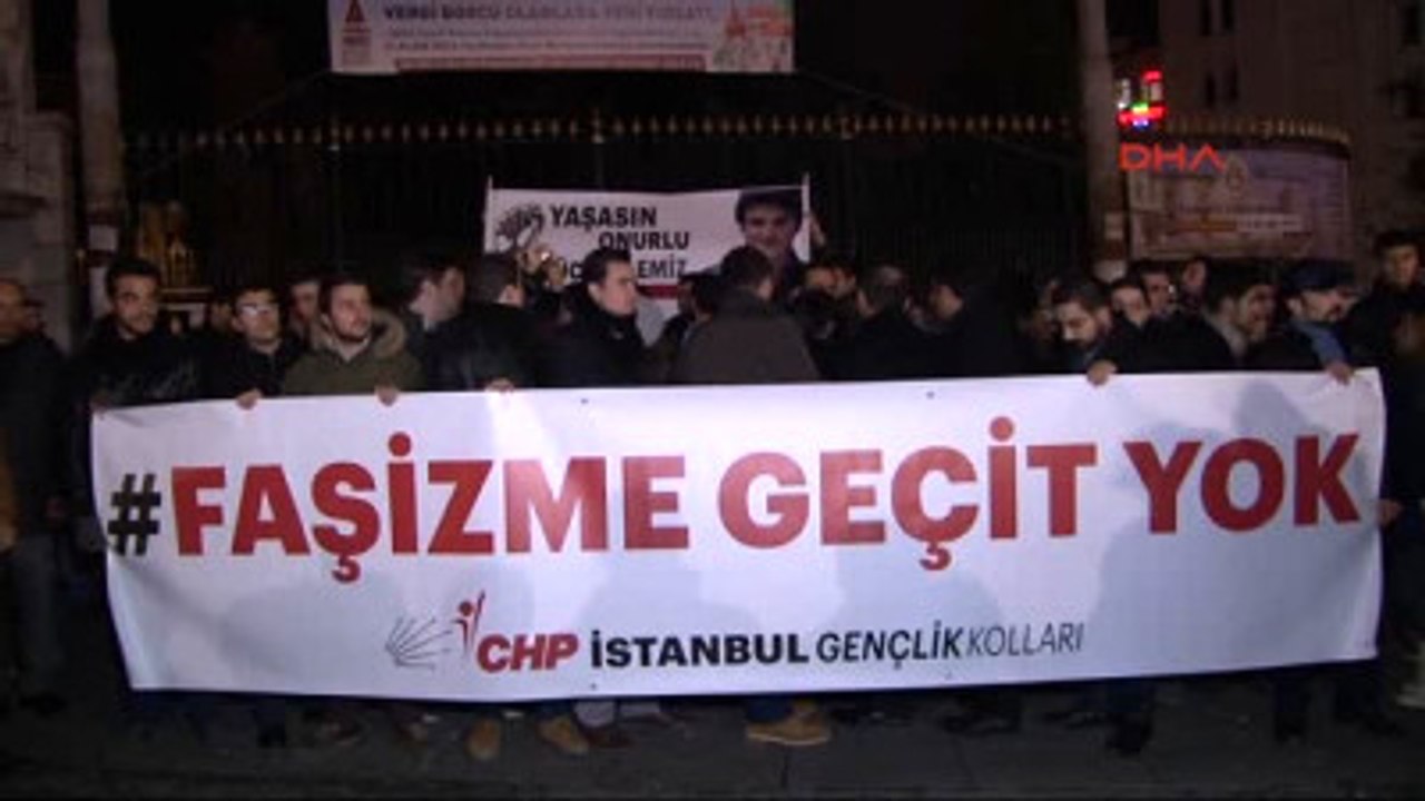 CHP'li Gençlerden M.e.a.'ya Destek Eylemi