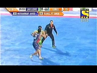 Lahore Lions vs Royal Kings USA QTR 3 Kabaddi match 11 NOV 2014