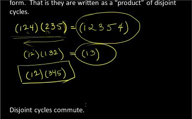 Permutation Groups Sn