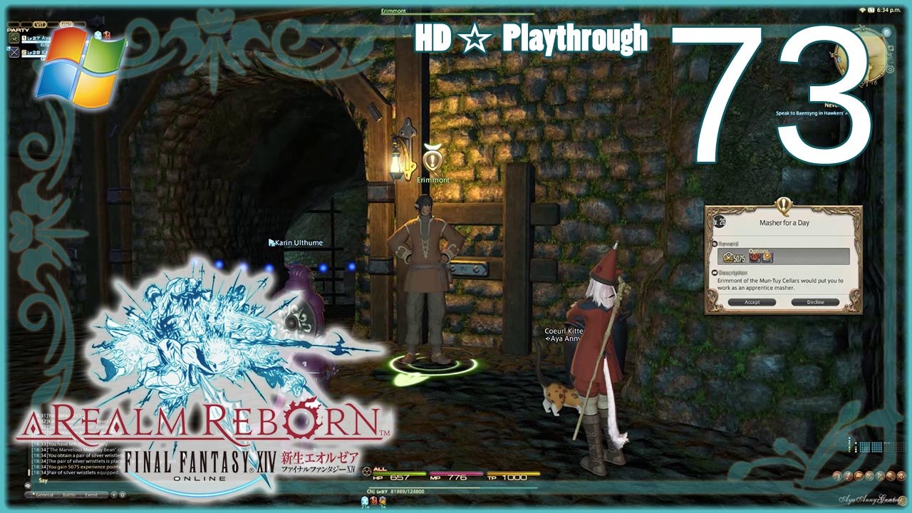 FINAL FANTASY XIV：A Realm Reborn (PC) - Pt.73 【Female Miqo'te】