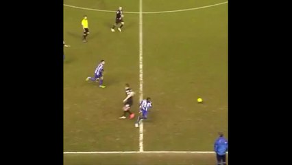 Royston Drenthe AMAZING TRICK Tekkers Sheffield Wednesday vs Blackpool 1-0
