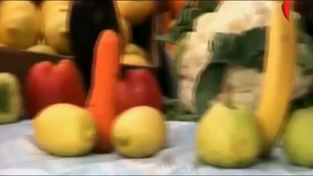 Naked and Funny Erotic vegetables