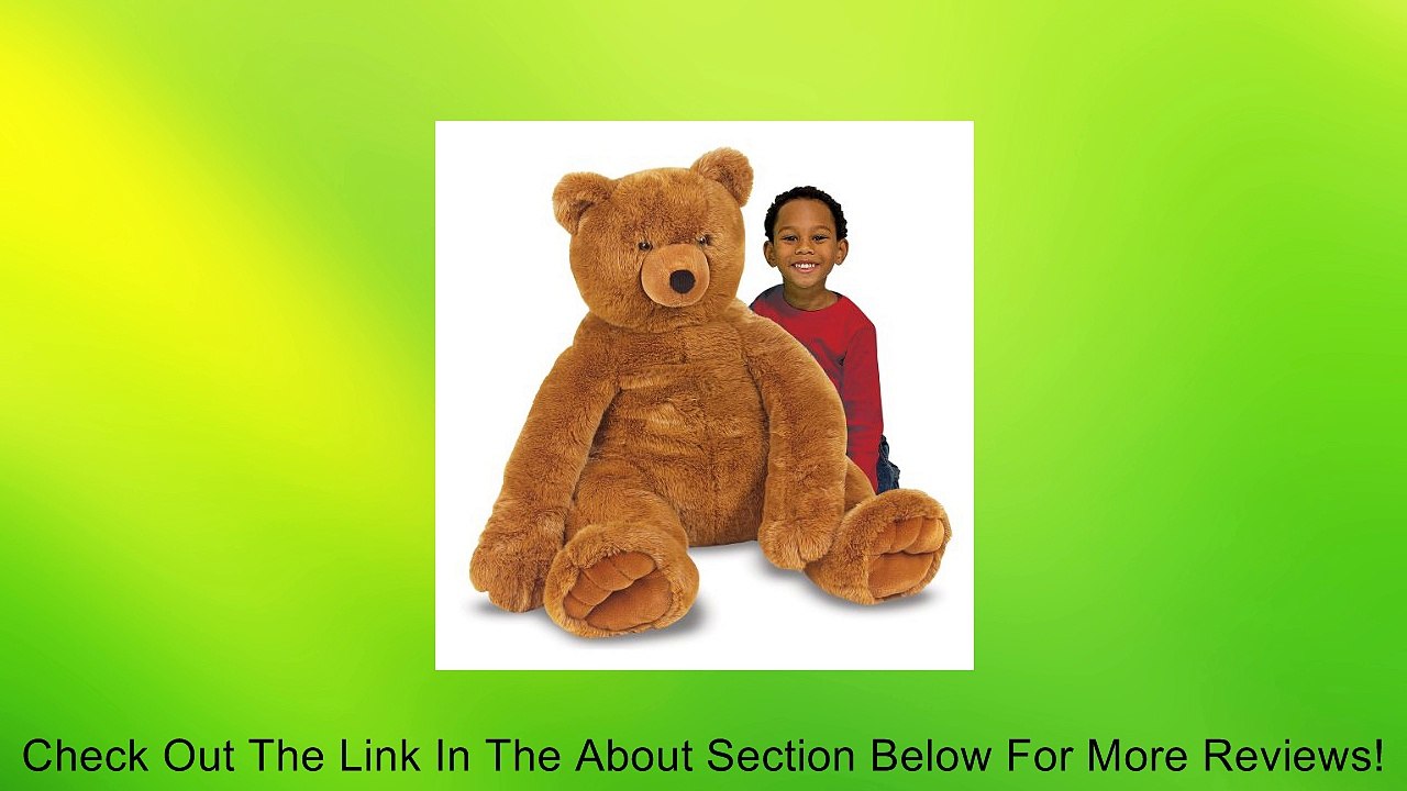 Melissa & Doug Jumbo Brown Teddy Bear Review