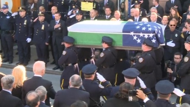 Funeral for slain NYPD officer may be largest in force's history