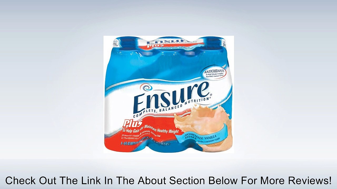 Ensure Plus - Vanilla Review