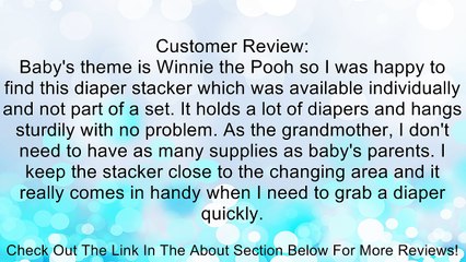Kids Line Soft & Fuzzy Pooh Diaper Stacker Review
