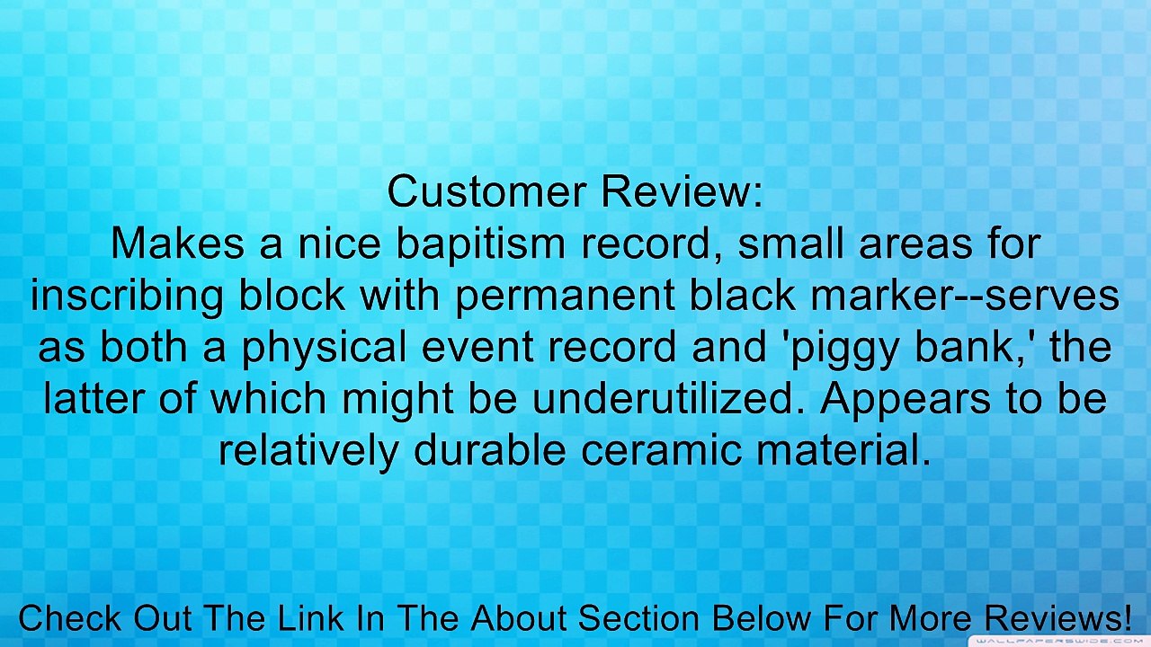 Child to Cherish Christening Block Review