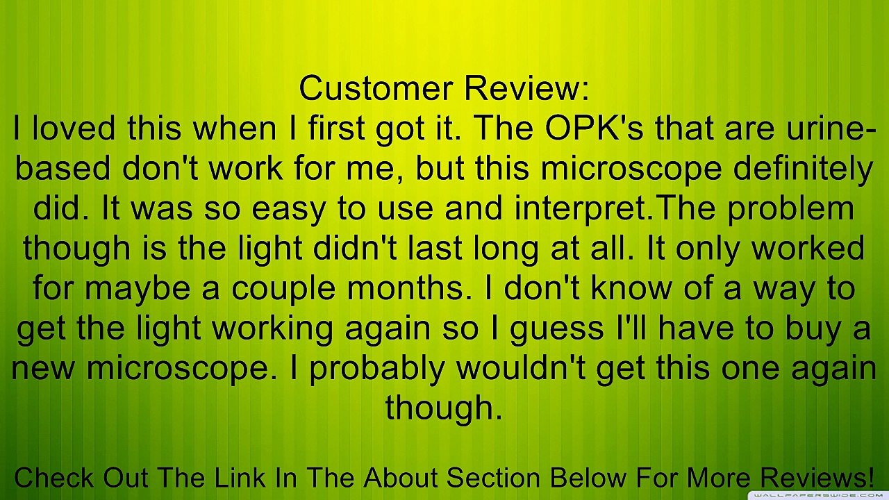 Maybe MOM Mini-Ovulation Microscope 1 ea Review
