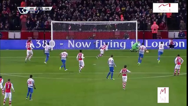 ARSENAL 2-1 QUEENS PARK RANGERS 26-12-2014 - Highlights