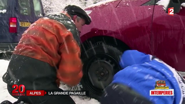 Neige : une journée noire dans les Alpes