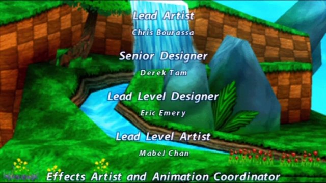 Sonic Rivals - Silver : Zone Meteor Base BOSS + Crédits