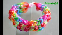 Joli bracelet en élastiques rainbow loom DIY