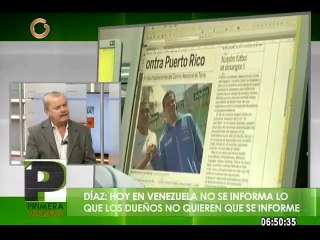 Díaz Rangel: No se puede hablar de presión gubernamental sobre medios