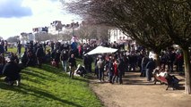 Rassemblement avant la manifestation