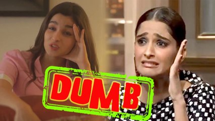 Sonam Kapoor Acts DUMB Like Alia!