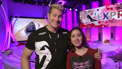 Vincent Parisi Coach la chanteuse Maude au Ninjutsu au Maccabi Paris.