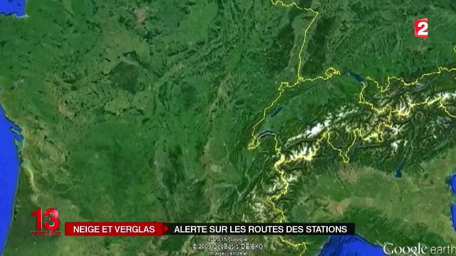 La neige rend difficile la circulation en Rhône-Alpes vers les stations de ski