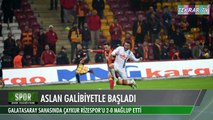 Aslan Galibiyetle Başladı