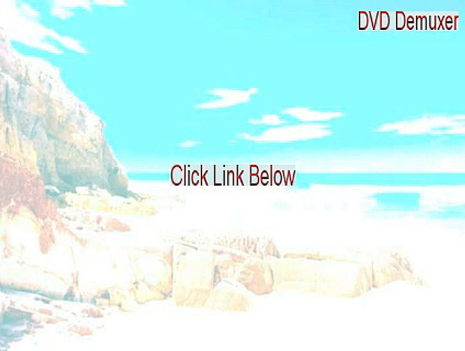 DVD Demuxer Full [Legit Download]
