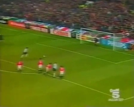 Manchester United - Juventus 0-1 (20-11-1996) 5a Giornata, Gironi Champions League.