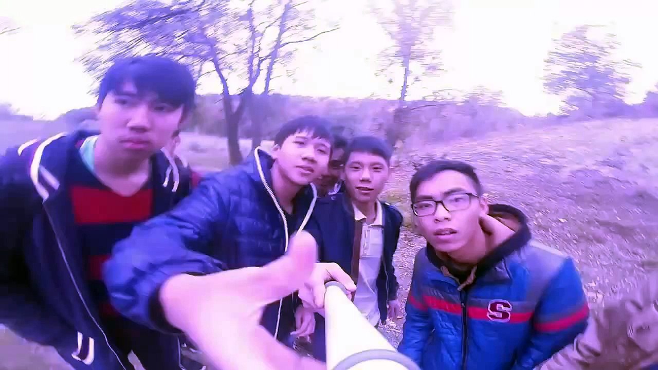 Students jump from the bridge