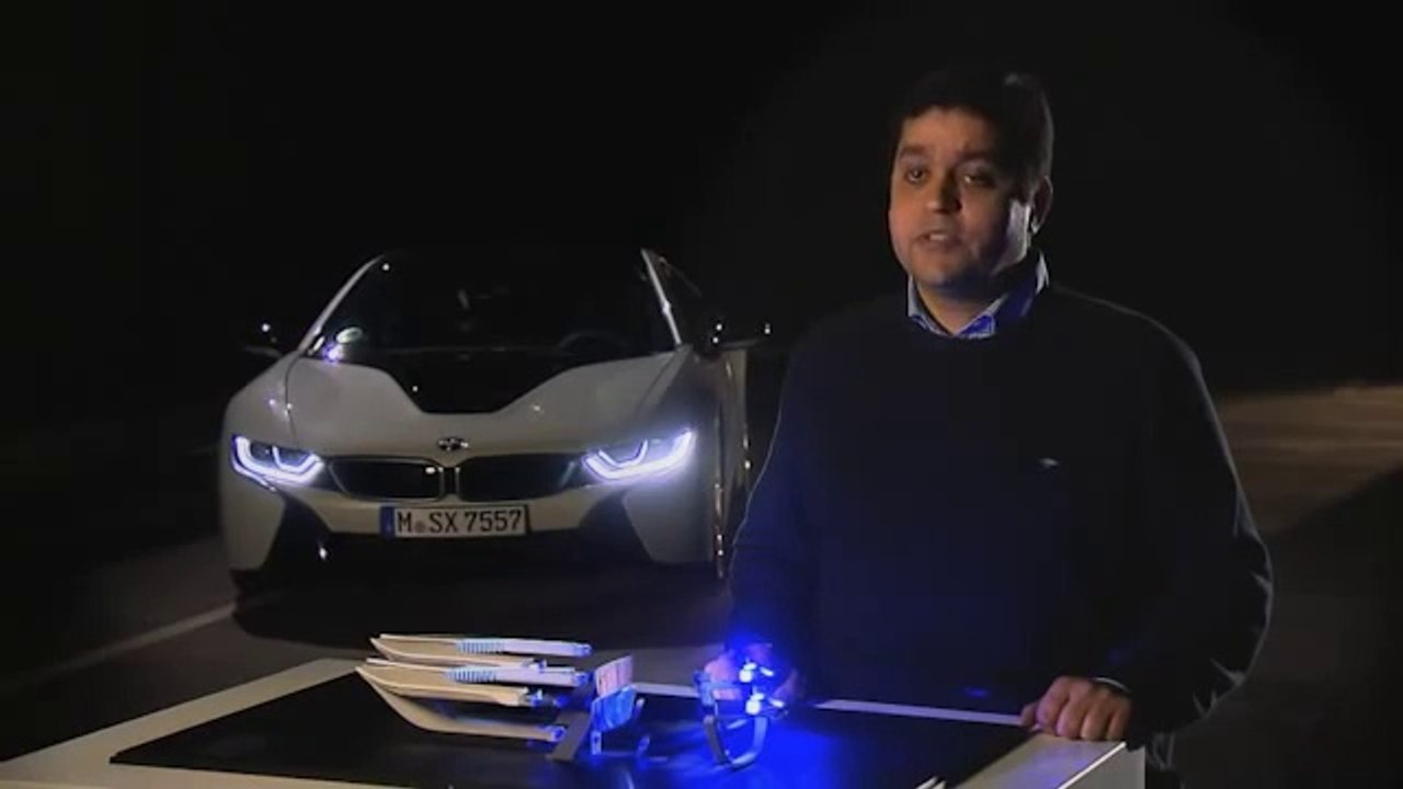 BMW i8 with Laser Lights