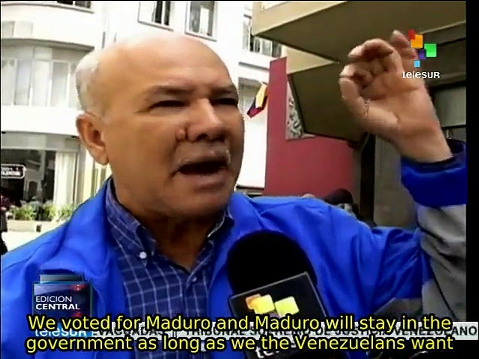 Venezuelans reject violence