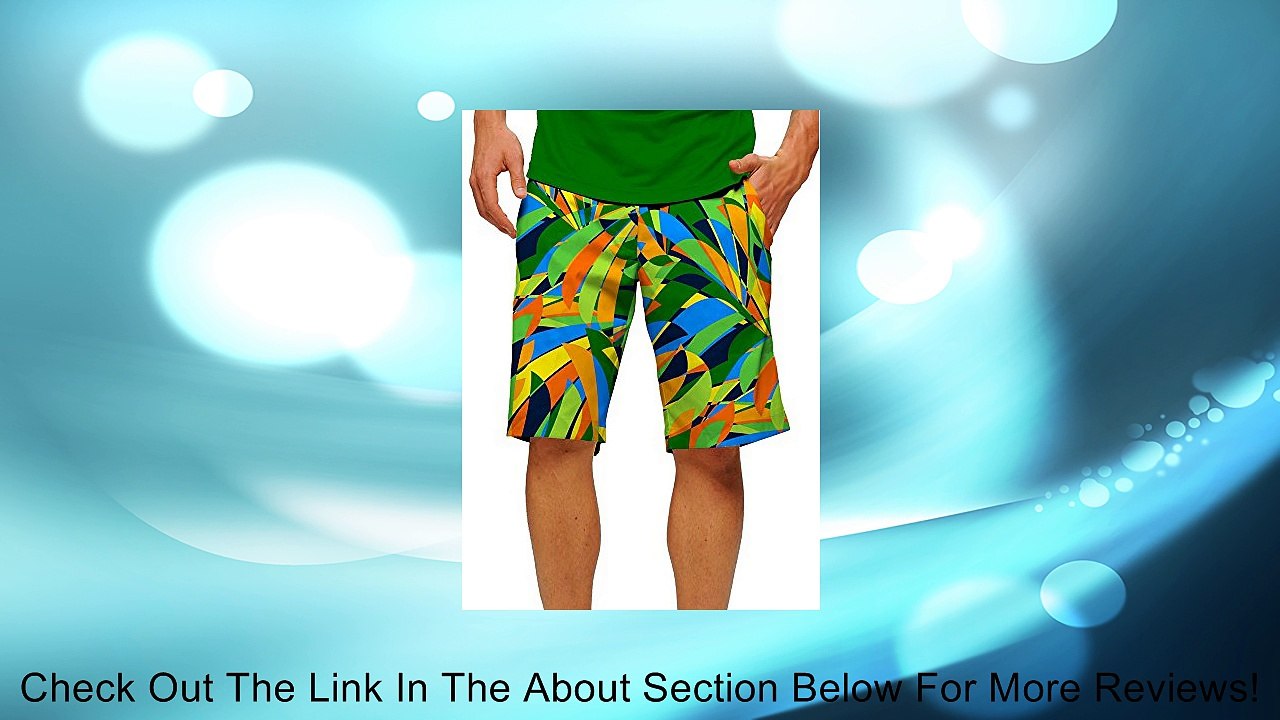 Loudmouth Mens Peacock Golf Shorts Review