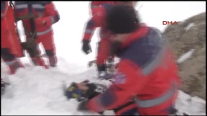 Umke'den Kar Altına Kalan Yaralıya Yardım Tatbikatı 2