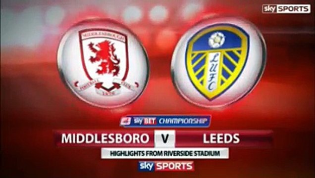 Middlesbrough 0 v 1 Leeds United Highlights #LUFC