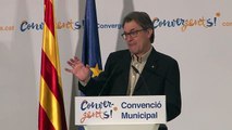 Artur Mas a la convenció municipal de CDC